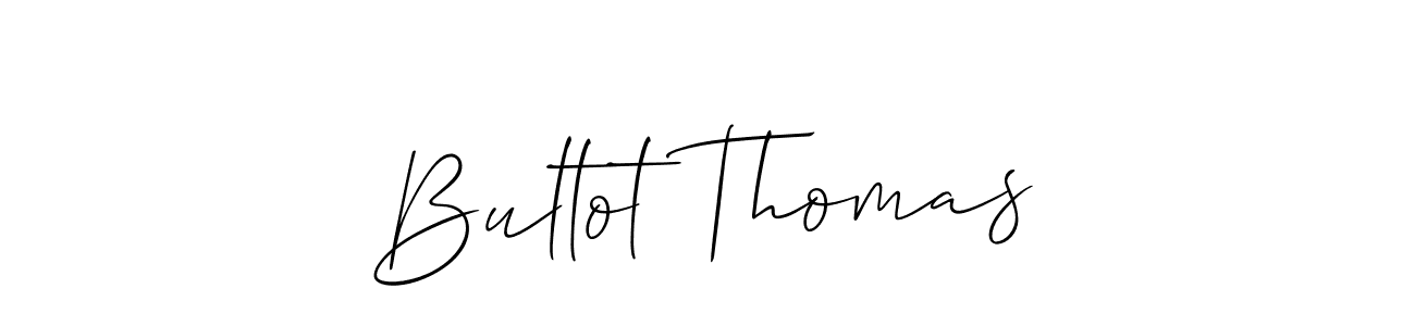 You should practise on your own different ways (Allison_Script) to write your name (Bultot Thomas) in signature. don't let someone else do it for you. Bultot Thomas signature style 2 images and pictures png