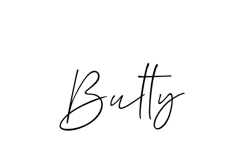 Once you've used our free online signature maker to create your best signature Allison_Script style, it's time to enjoy all of the benefits that Bulty name signing documents. Bulty signature style 2 images and pictures png