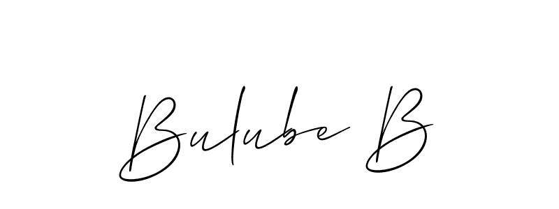 How to Draw Bulube B signature style? Allison_Script is a latest design signature styles for name Bulube B. Bulube B signature style 2 images and pictures png