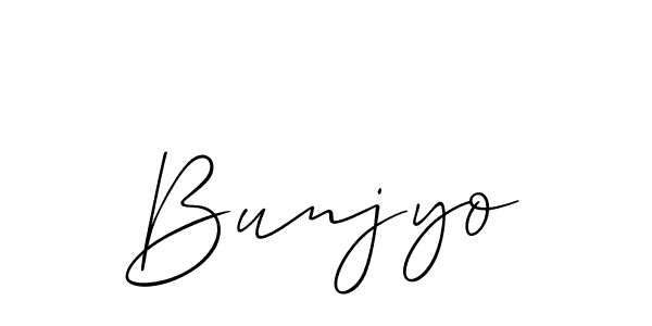 Also You can easily find your signature by using the search form. We will create Bunjyo name handwritten signature images for you free of cost using Allison_Script sign style. Bunjyo signature style 2 images and pictures png