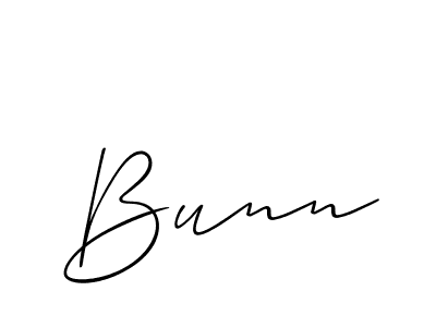 Similarly Allison_Script is the best handwritten signature design. Signature creator online .You can use it as an online autograph creator for name Bunn. Bunn signature style 2 images and pictures png