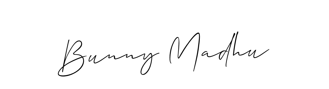 Check out images of Autograph of Bunny Madhu name. Actor Bunny Madhu Signature Style. Allison_Script is a professional sign style online. Bunny Madhu signature style 2 images and pictures png