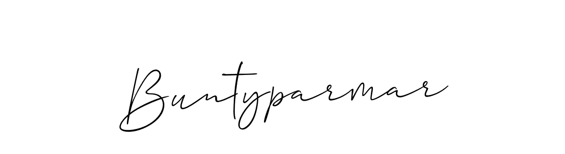 Allison_Script is a professional signature style that is perfect for those who want to add a touch of class to their signature. It is also a great choice for those who want to make their signature more unique. Get Buntyparmar name to fancy signature for free. Buntyparmar signature style 2 images and pictures png