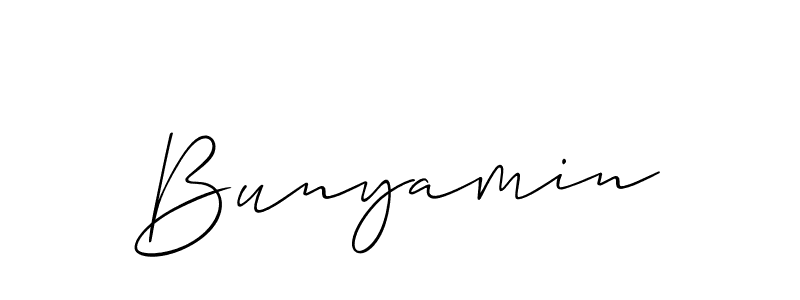 Also You can easily find your signature by using the search form. We will create Bunyamin name handwritten signature images for you free of cost using Allison_Script sign style. Bunyamin signature style 2 images and pictures png