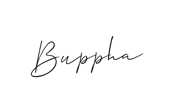 if you are searching for the best signature style for your name Buppha. so please give up your signature search. here we have designed multiple signature styles  using Allison_Script. Buppha signature style 2 images and pictures png