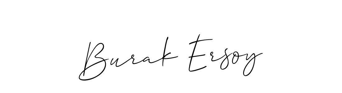 Burak Ersoy stylish signature style. Best Handwritten Sign (Allison_Script) for my name. Handwritten Signature Collection Ideas for my name Burak Ersoy. Burak Ersoy signature style 2 images and pictures png