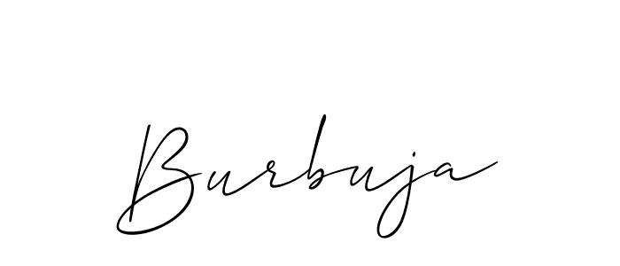 How to make Burbuja name signature. Use Allison_Script style for creating short signs online. This is the latest handwritten sign. Burbuja signature style 2 images and pictures png