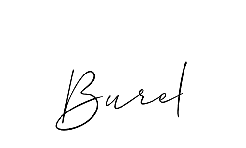 How to Draw Burel signature style? Allison_Script is a latest design signature styles for name Burel. Burel signature style 2 images and pictures png