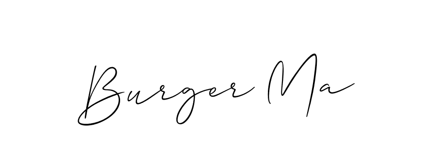 Once you've used our free online signature maker to create your best signature Allison_Script style, it's time to enjoy all of the benefits that Burger Ma name signing documents. Burger Ma signature style 2 images and pictures png