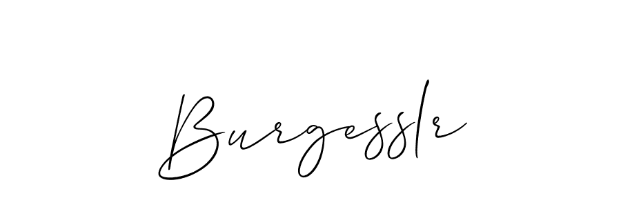 How to Draw Burgesslr signature style? Allison_Script is a latest design signature styles for name Burgesslr. Burgesslr signature style 2 images and pictures png