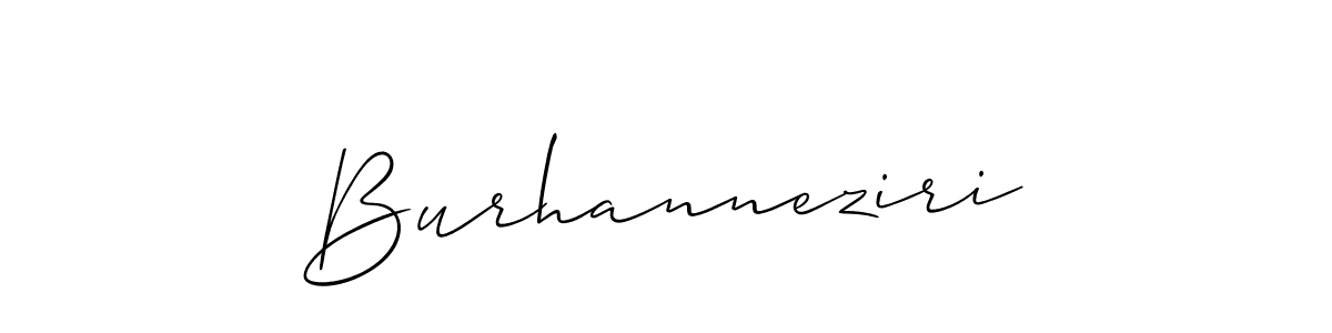 You should practise on your own different ways (Allison_Script) to write your name (Burhanneziri) in signature. don't let someone else do it for you. Burhanneziri signature style 2 images and pictures png