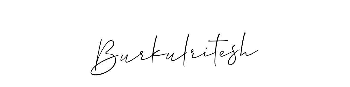 How to Draw Burkulritesh signature style? Allison_Script is a latest design signature styles for name Burkulritesh. Burkulritesh signature style 2 images and pictures png