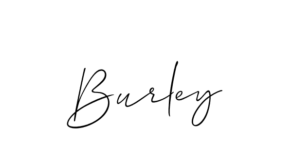 Create a beautiful signature design for name Burley. With this signature (Allison_Script) fonts, you can make a handwritten signature for free. Burley signature style 2 images and pictures png