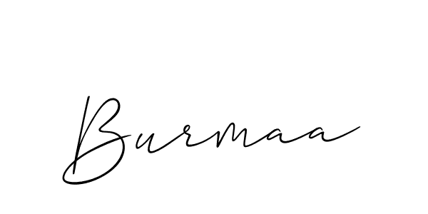 Burmaa stylish signature style. Best Handwritten Sign (Allison_Script) for my name. Handwritten Signature Collection Ideas for my name Burmaa. Burmaa signature style 2 images and pictures png
