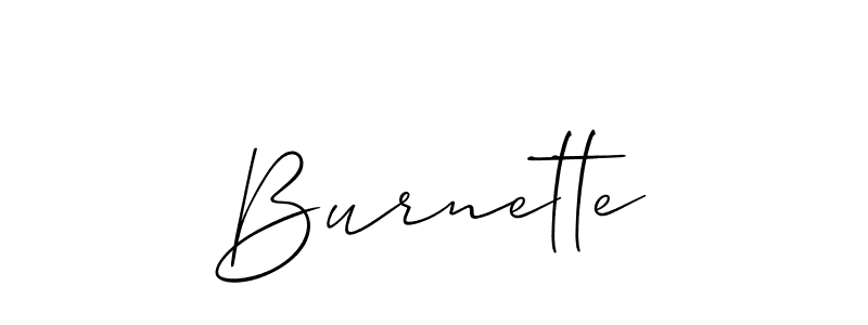 Once you've used our free online signature maker to create your best signature Allison_Script style, it's time to enjoy all of the benefits that Burnette name signing documents. Burnette signature style 2 images and pictures png