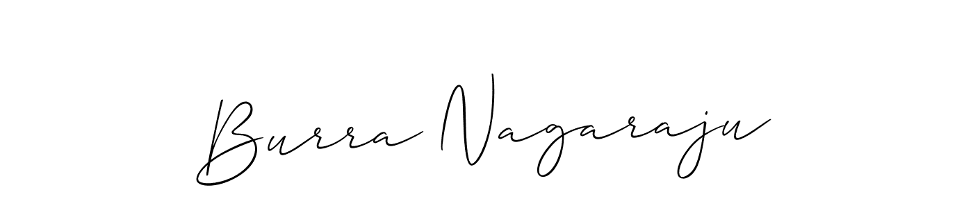 Design your own signature with our free online signature maker. With this signature software, you can create a handwritten (Allison_Script) signature for name Burra Nagaraju. Burra Nagaraju signature style 2 images and pictures png