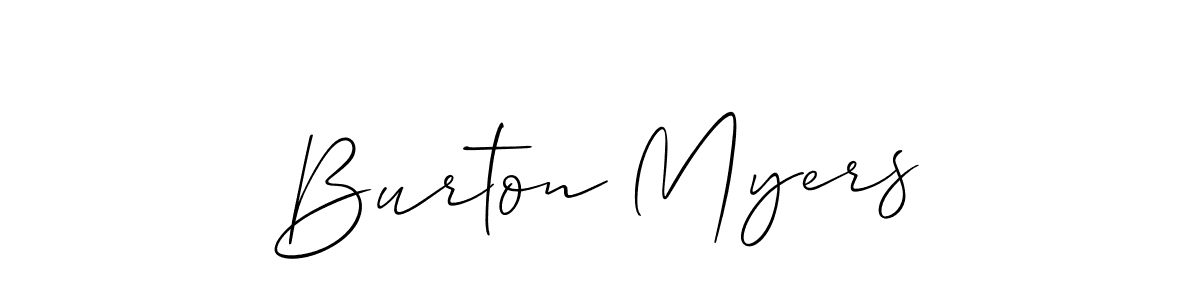Once you've used our free online signature maker to create your best signature Allison_Script style, it's time to enjoy all of the benefits that Burton Myers name signing documents. Burton Myers signature style 2 images and pictures png