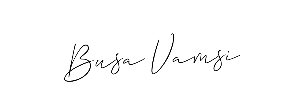 Similarly Allison_Script is the best handwritten signature design. Signature creator online .You can use it as an online autograph creator for name Busa Vamsi. Busa Vamsi signature style 2 images and pictures png