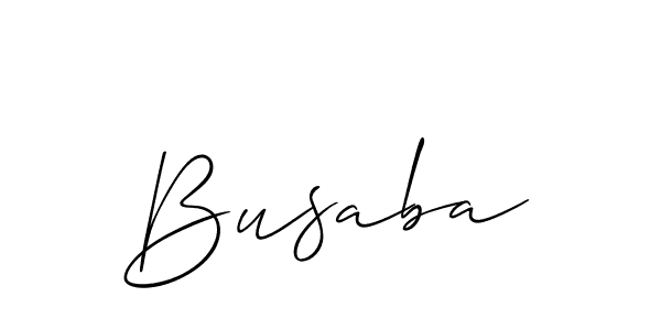 Also we have Busaba name is the best signature style. Create professional handwritten signature collection using Allison_Script autograph style. Busaba signature style 2 images and pictures png