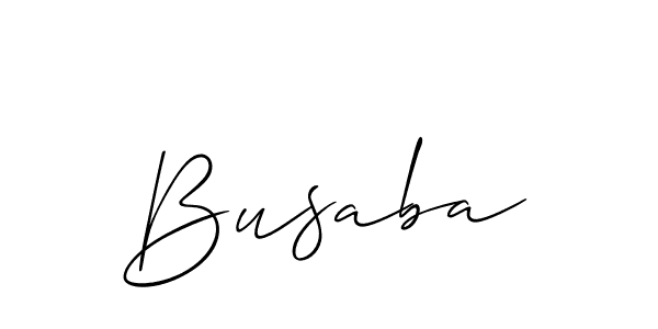 Best and Professional Signature Style for Busaba. Allison_Script Best Signature Style Collection. Busaba signature style 2 images and pictures png