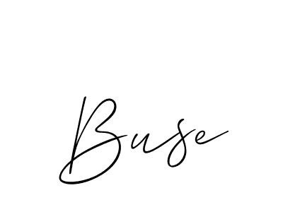 Create a beautiful signature design for name Buse. With this signature (Allison_Script) fonts, you can make a handwritten signature for free. Buse signature style 2 images and pictures png