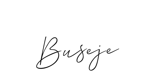 You should practise on your own different ways (Allison_Script) to write your name (Buseje) in signature. don't let someone else do it for you. Buseje signature style 2 images and pictures png