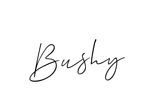 Similarly Allison_Script is the best handwritten signature design. Signature creator online .You can use it as an online autograph creator for name Bushy. Bushy signature style 2 images and pictures png