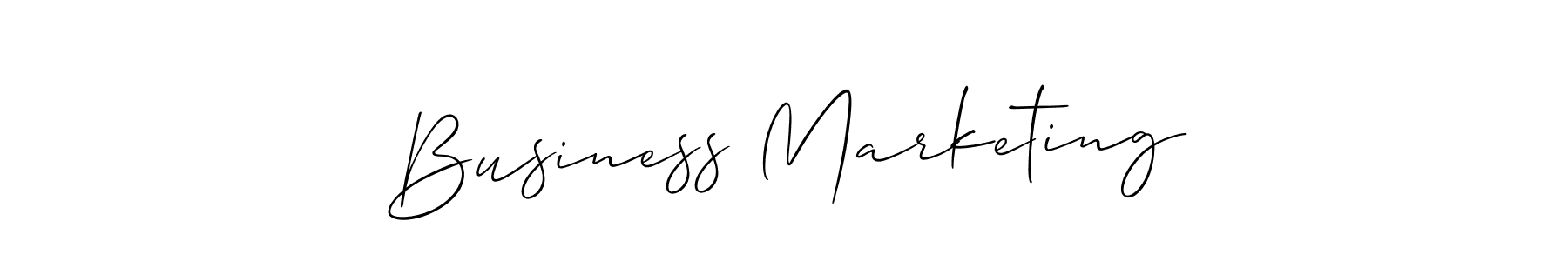 Make a short Business Marketing signature style. Manage your documents anywhere anytime using Allison_Script. Create and add eSignatures, submit forms, share and send files easily. Business Marketing signature style 2 images and pictures png