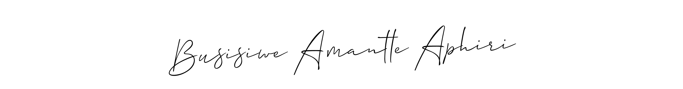if you are searching for the best signature style for your name Busisiwe Amantle Aphiri. so please give up your signature search. here we have designed multiple signature styles  using Allison_Script. Busisiwe Amantle Aphiri signature style 2 images and pictures png