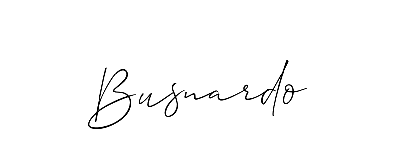 How to Draw Busnardo signature style? Allison_Script is a latest design signature styles for name Busnardo. Busnardo signature style 2 images and pictures png