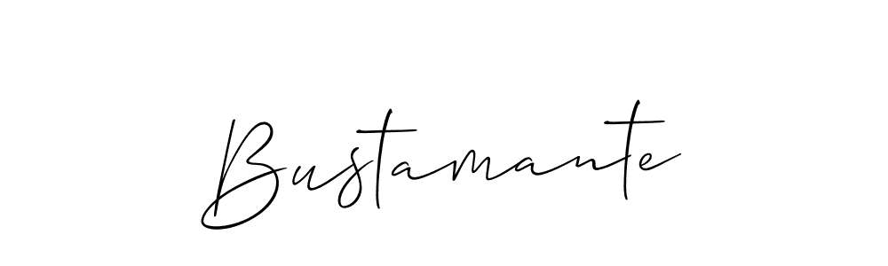 You should practise on your own different ways (Allison_Script) to write your name (Bustamante) in signature. don't let someone else do it for you. Bustamante signature style 2 images and pictures png