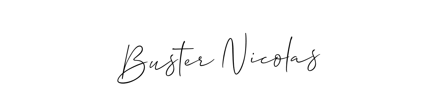 Check out images of Autograph of Buster Nicolas name. Actor Buster Nicolas Signature Style. Allison_Script is a professional sign style online. Buster Nicolas signature style 2 images and pictures png