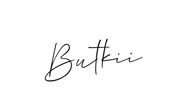 Check out images of Autograph of Butkii name. Actor Butkii Signature Style. Allison_Script is a professional sign style online. Butkii signature style 2 images and pictures png