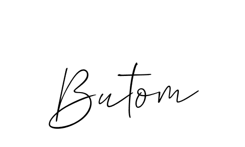 Also You can easily find your signature by using the search form. We will create Butom name handwritten signature images for you free of cost using Allison_Script sign style. Butom signature style 2 images and pictures png