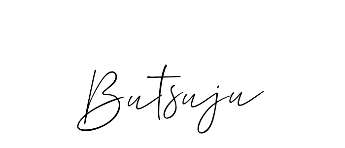 How to Draw Butsuju signature style? Allison_Script is a latest design signature styles for name Butsuju. Butsuju signature style 2 images and pictures png
