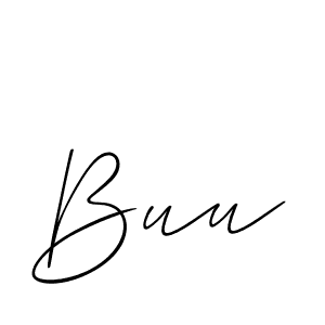 Create a beautiful signature design for name Buu. With this signature (Allison_Script) fonts, you can make a handwritten signature for free. Buu signature style 2 images and pictures png