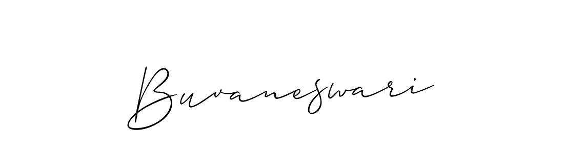 Also we have Buvaneswari name is the best signature style. Create professional handwritten signature collection using Allison_Script autograph style. Buvaneswari signature style 2 images and pictures png