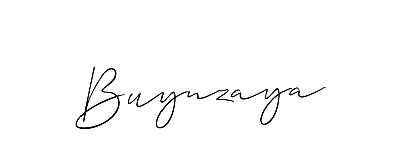 Best and Professional Signature Style for Buynzaya. Allison_Script Best Signature Style Collection. Buynzaya signature style 2 images and pictures png