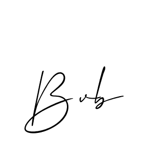 Design your own signature with our free online signature maker. With this signature software, you can create a handwritten (Allison_Script) signature for name Bvb. Bvb signature style 2 images and pictures png