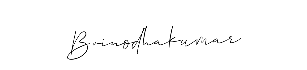 Also we have Bvinodhakumar name is the best signature style. Create professional handwritten signature collection using Allison_Script autograph style. Bvinodhakumar signature style 2 images and pictures png