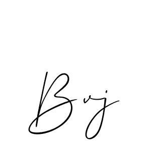 You should practise on your own different ways (Allison_Script) to write your name (Bvj) in signature. don't let someone else do it for you. Bvj signature style 2 images and pictures png