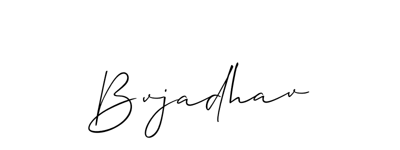 How to Draw Bvjadhav signature style? Allison_Script is a latest design signature styles for name Bvjadhav. Bvjadhav signature style 2 images and pictures png