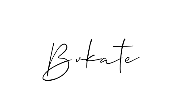 You can use this online signature creator to create a handwritten signature for the name Bvkate. This is the best online autograph maker. Bvkate signature style 2 images and pictures png