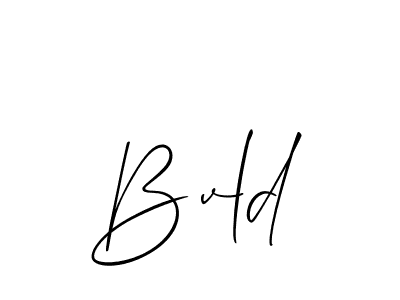 You should practise on your own different ways (Allison_Script) to write your name (Bvld) in signature. don't let someone else do it for you. Bvld signature style 2 images and pictures png