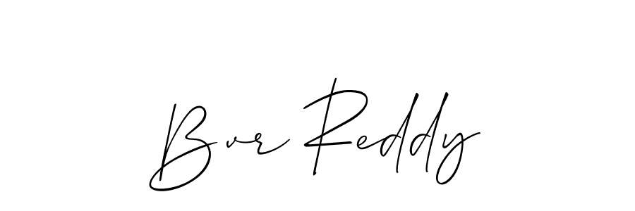 if you are searching for the best signature style for your name Bvr Reddy. so please give up your signature search. here we have designed multiple signature styles  using Allison_Script. Bvr Reddy signature style 2 images and pictures png