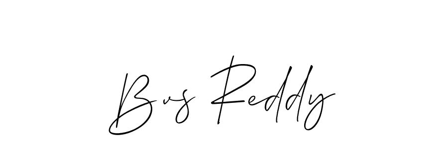 You should practise on your own different ways (Allison_Script) to write your name (Bvs Reddy) in signature. don't let someone else do it for you. Bvs Reddy signature style 2 images and pictures png