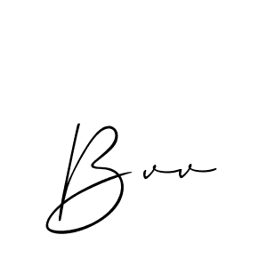 Best and Professional Signature Style for Bvv. Allison_Script Best Signature Style Collection. Bvv signature style 2 images and pictures png