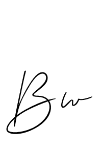 Best and Professional Signature Style for Bw. Allison_Script Best Signature Style Collection. Bw signature style 2 images and pictures png