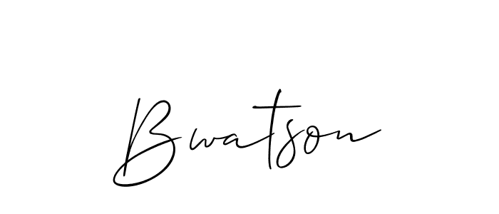 Also You can easily find your signature by using the search form. We will create Bwatson name handwritten signature images for you free of cost using Allison_Script sign style. Bwatson signature style 2 images and pictures png