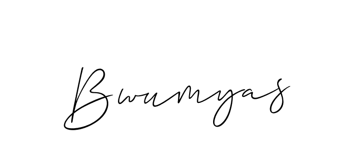Once you've used our free online signature maker to create your best signature Allison_Script style, it's time to enjoy all of the benefits that Bwumyas name signing documents. Bwumyas signature style 2 images and pictures png
